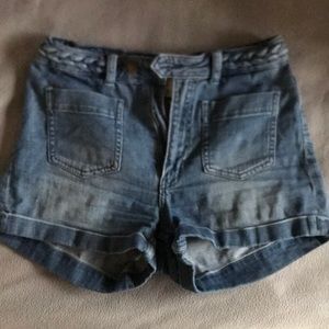 Denim shorts